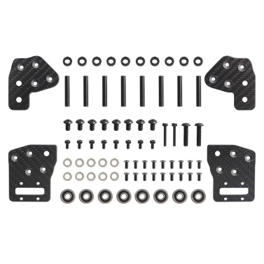 CNC Carbon Fiber XY Joint Kit Lightweight and Shock-absorbing Structure High Strength Compatible with Voro 2.4 /Trident 3D Printers Easy to Install  3D Printer Parts