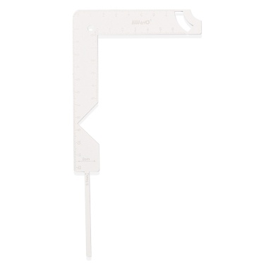 KW-TRIO Book Cover Guide Metal Bookbinding Tool DIY Making Book Auxiliary Ruler