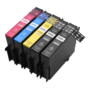 Aibecy 603XL Ink Cartridges Replacement for Epson 603XL 603 XL Compatible with Epson XP-2100/XP-2105/XP-3100/XP-3105/XP-4100/XP-4105 Epson WorkForce WF-2810DWF/WF-2830DWF/WF- 2835DWF/WF-2850DWF Printer, 4 Pack