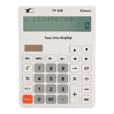 Desktop Calculator 12 Digit Large and LCD Display Big Button Calculators