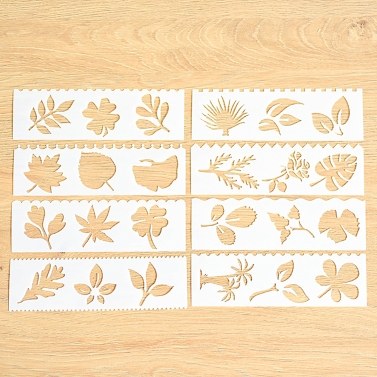 Multi-functional Drawing Stencils Straight & Wavy Lines Rulers Hollow Out Design PP