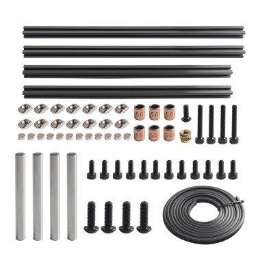 Clicky Clack Fridges Door 3D Printers Part Accessory Compatible with 350mm VORO 2.4 Machine Protective Door Frame Metal Kit