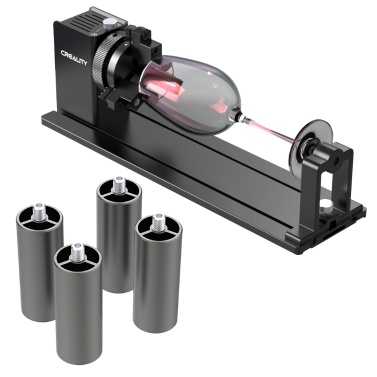 Creality Rotary Kit Pro 3-in-1 Jaw Rotary Roller with 4pcs Risers
