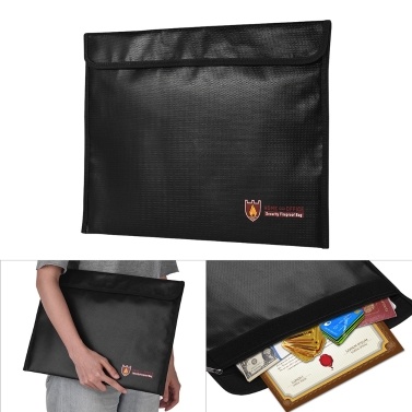 38% de réduction sur le sac de documents ignifuge revêtu de silicone pour le bureau, la maison, la banque, les objets de valeur, les bijoux et l'argent comptant seulement 10,07 € sur tomtop.com + livraison gratuite 38% de réduction sur le sac de documents ignifuge revêtu de silicone pour le bureau, la maison, la banque, les objets de valeur, les bijoux et l'argent comptant seulement 10,07 € sur tomtop.com + livraison gratuite