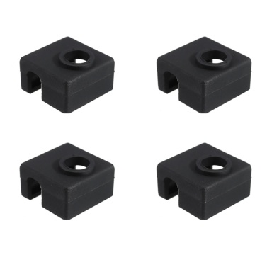3D Printer Heat Block Silicone Cover Case MK8 Hotend Extruder Silicone Insulation Socks Compatible with Creality Ender 3 Ender 3 Pro Ender 5 CR-10 10S S4 S5 Anet A8 3D Printer