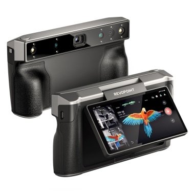 Revopoint MIRACO PRO 3D Scanner for 3D Printing Wireless Handheld 3D Model Scanning 15 fps Scan Speed Up to 0.02 mm Precision Full Color RGB Camera