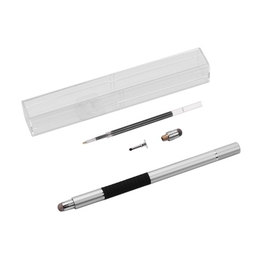 3 in 1 Precision Stylus Pen with Refill and Disc Tip and Fiber Tip Capacitive Touchscreen Stylus Pen Set For Cellphone Tablet Black