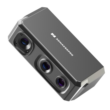 Seal Lite 3D Scanner for 3D Printer with 0.02mm Accuracy Detailed Precision 10FPS Scanning Speed Anti-Shake Without Marking Scan 3D Model Scanner Compatible with Android/iOS/Win10/MacOS System with Sm