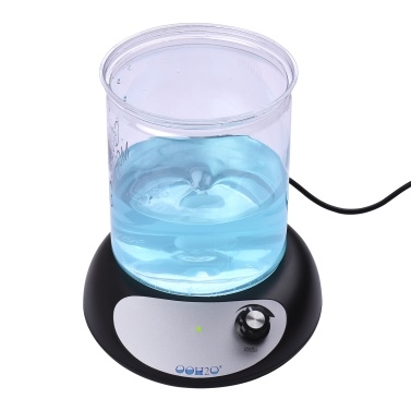 Magnetic Stirrer Mini Magnetic Mixer Speed Adjusting with Stir Bar No Heating 2000ml Stirring Capacity for Laboratory Kitchen Homebrew