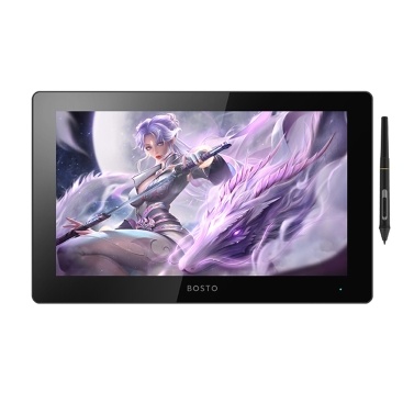 BOSTO X5 Portable Graphics Drawing Tablet 15.6 Inch IPS LCD Screen Display Digital Art Drawing Pad