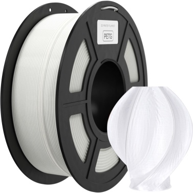 PETG Filament 1.75mm 3D Printer Filament 1kg(2.2lbs) Higher Toughness and More Dimensional Accuracy +/- 0.02mm
