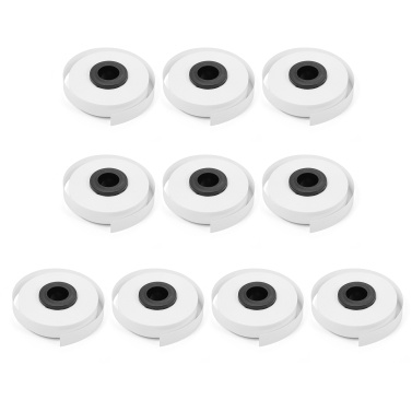 10-Pack PET Label Tapes Refills For MAX LM Label Printers LM-370A/ LM-380E/ LM-380A/ LM-380EZ/ LM-390A  - 9mmx8m