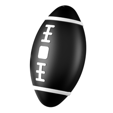 Compact GPS Trackers - Rugger-Shaped Anti-Lost Device Compatible with Apple Find My