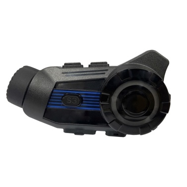 Motorcycle Helmet BT Headphones with 2K Camera Noise Canceling Helmet Headphones Motorcycle 2 Person Intercom Headphones Communication System