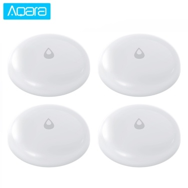 4Pcs AQara Water Leak Sensor - Smart Wireless Water Leak Detector with App Control