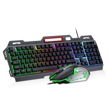 T-WOLF Thunder Wolf TF-600 Keyboard and Mouse Set Keyboard & Mouse 2 in 1 Combo