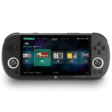 Trimui Smart Pro Portable Handheld Game Console Linux OS 4.96 Inch IPS Screen Allwinner A133P Quad-Core Colourful Atmosphere Light Gaming Consoles