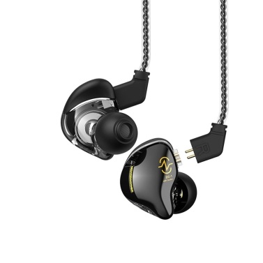 CCZ Coffee-Bean In-Ear Earphones 1DD Driver Noise Canceling Stage Monitor Headphones Immersive Hi-Fi Stereo Sound Wired Gaming Earbuds