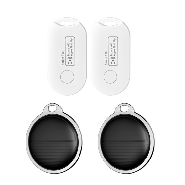 Bluetooth Tracker & Item Finder - 4-Pack, MFi Certified, iOS Compatible