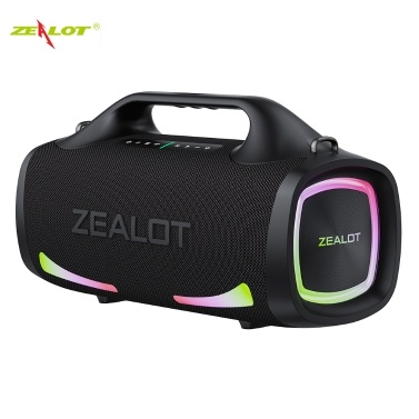 ZEALOT S79 100W Portable Wireless Speaker - 24000mAh Battery, Colorful Light Effects & IPX7 Waterproof