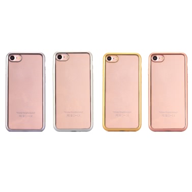 KKmoon Electroplating Protective TPU Cover Case Shell for 4.7 Inches iPhone 7 Eco-friendly Material Stylish Portable Ultrathin Anti-scratch Anti-dust Durable