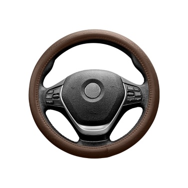 Maiwei Car Steering Wheel Cover Genuine Leather Skidproof Auto Steering-wheel Cover Anti-Slip Universal Embossing Leather Car-styling