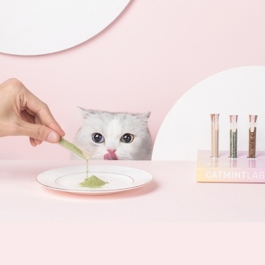 Youpin Furrytail Catmint Lab Cat Organic Premium Catnip Catmint Litter Deodorizing Beads Removaling Excrement Odor Freshing Cat Litter Box Air Housebreaking Mint Scent Pet Products