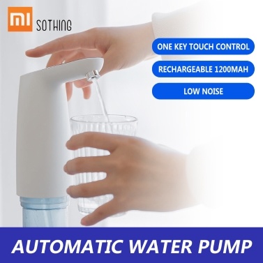 Xiaomi SOTHING Automatische Wasserpumpe Mini-Touch-Schalter Elektrospender Wasserpumpe USB Wireless Wiederaufladbare Flasche Trinkwasserpumpe