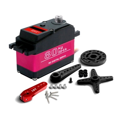 Digital Servo 80kg Metal Gear 180 degree High Torque Waterproof Replacements for 1/5 HSP HPI RC Car Baja Car