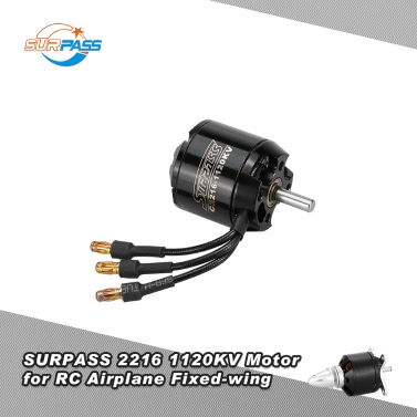 Original SURPASS High Performance 2216 1120KV 14 Poles Brushless Motor for RC Airplane Fixed-wing