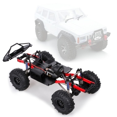 AUSTAR A2X-313C RC Car Chassis with Tires 275mm/10.8inch Wheelbase Chassis Frame 540 35T Motor for 1/10 RC Crawler Car Axial  SCX10 II RC Car