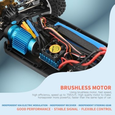 スペシャルオファ 1/12 124007 XKS WLtoys 2.4GHz Road Off Speed High 75KM/H イラスト