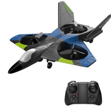 2.4GHz Remote Control Plane Gliding Aircraft Flight Toys Gyroscope Stabilization with LED Lights Headless Mode One Key Return