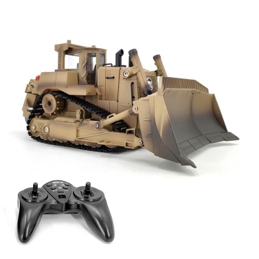 2.4Ghz 1:18 Remote Control Bulldozer Remote Control Alloy Sapper Bulldozer Toy