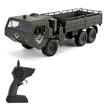 2.4Ghz 6WD High-Speed Electric Toy Truck Off Road Remote Control Vehicle with Headlights