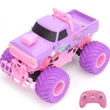 2.4GHz Pink Purple Remote Control Climbing Car Rechargeable Off-Road Car Toy
