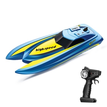2.4GHZ Remote Control Boat High Speed Electric Speedboat for Pools and Lakes