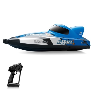 2.4GHZ 25km/h Remote Control Boat Turbojet High Speed Speedboat with Brushless Motor