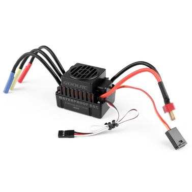 GoolRC Waterproof 45A Brushless ESC Electric Speed Controller with 5.5V/3A BEC for 1/10 RC Car