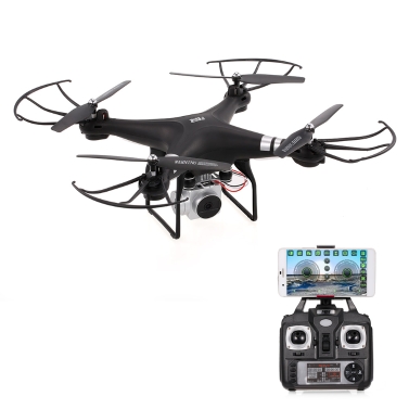 Original HR SH5HD 2,4G 4CH 0,3MP Kamera Wifi FPV Drohne Höhe Halten Headless Modus One Key Return RC Quadcopter