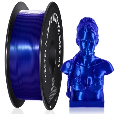 Geeetech Silk PLA Filament for 3D Printer 1.75mm Dimensional Accuracy +/- 0.03mm High Quality 3D Printing Material 1kg Spool (2.2 lbs)