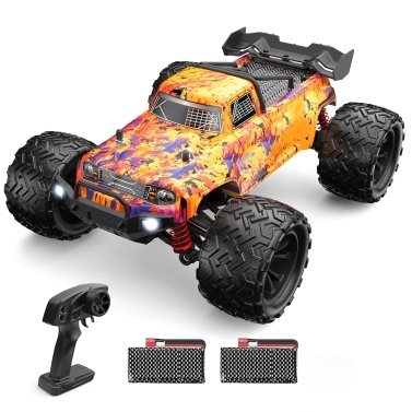 Eccomum Remote Control Car 1/16 2.4GHz 40km/h All Terrain Off Road Trucks 4WD Climbing Car Gifts Full Scale for Kids Adults 2 Battery