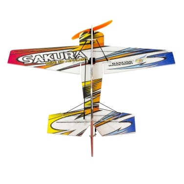 DWH E210 SAKURA RC Airplane Outdoor Flight Toys DIY Assembly Model No Battery(KIT Version)