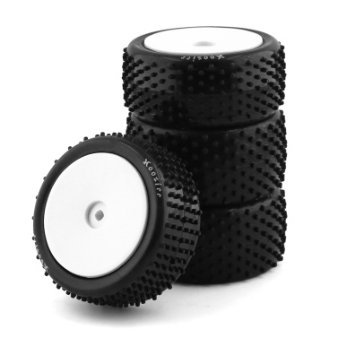 4Pcs 86mm Off Road Buggy Tires Wheel  Replacement for Wltoys 144001 144010 124019 104001 HSP HPI 1/10 Remote Control Car Upgrade Accessories
