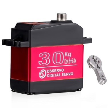 DS3230 30KG Digital Servo IP66 Waterproof Stainless Steel Gear Steering Servo 270 Operating Degree with 25T Servo Arm