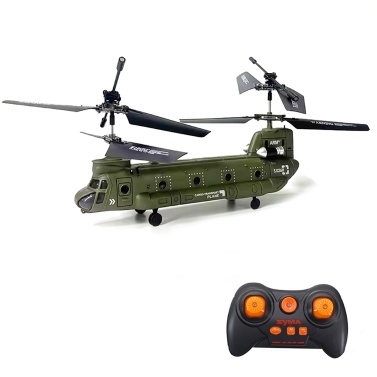 SYMA 2.4G 3CH Dual Propellers Fixed Height Simulation Remote Control Military Transport Helicopter