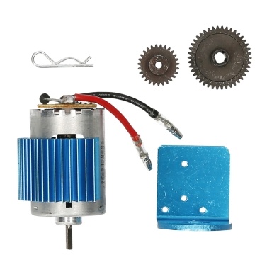 Aluminum Alloy 540 Motor Motor Base  Motor Heatsink Cover  Reduction Gear Motor Gear for WLtoys 12428 12423 1/12  RC Car