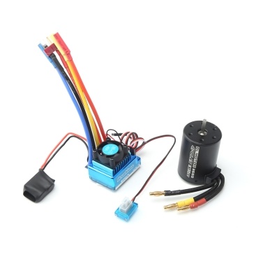 3650 Brushless Motor 3100KV with 45A Brushless ESC for 1/8 1/10 RC Car RC Boat Part