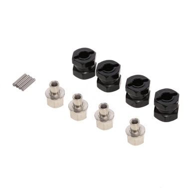 4pcs 12mm Hex Coupler Tyre Extended Adapter for Traxxas Hsp Redcat Rc4wd Tamiya Axial scx10 D90