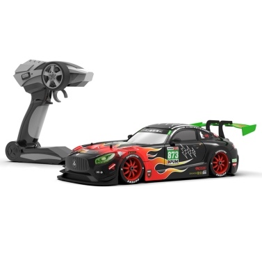2.4GHz 4WD 1/16 Remote Control Car Remote Control Race Car Tires Replaceable with LED Light